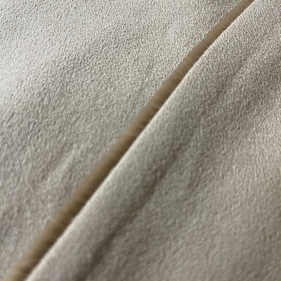 H by Halston Wide Leg Pants in Champagne with Eyelash Fringe Detail Size 6 NEW - Picture 2 of 9